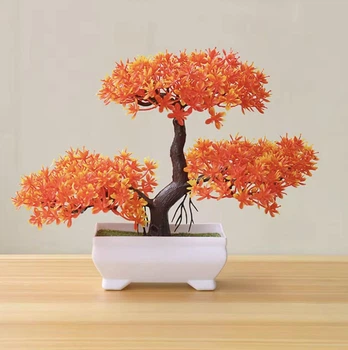 Искусственный бонсай в горшке Sunset Glow Bonsai Оранжевый 26x19 см
