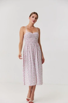 Сарафан на резинці Wear me M Білий (16_24_6374)