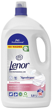 Płyn do płukania Lenor Professional Sensitive 190 prań 3.8 l (8006540926949)