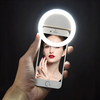 Кольцо для селфи с подсветкой UFT Selfie Ring white MP01 (uftmp01)