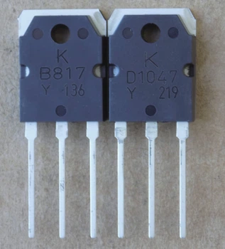 Транзистор 2SD1047+2SB817 ( D1047+B817 , KTD1047+KTB817 ) оригінали , TO-3P
