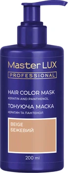 Маска тонирующая для волос Master LUX professional Кератин и пантенол 38 Бежевый 200 мл (4823001607551)