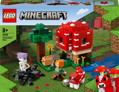 Zestaw klockow LEGO Minecraft Dom w grzybie 272 elementy (21179) (955555909276279) - Outlet