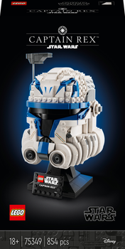 Zestaw klockow LEGO Star Wars Helm kapitana Rexa 854 elementy (75349) (955555909149583) - Outlet