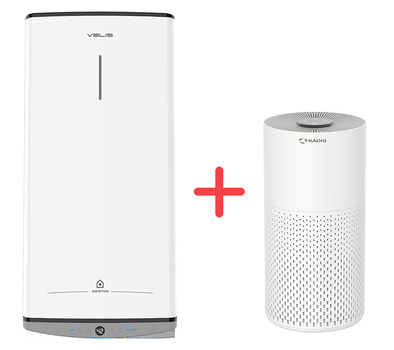 Бойлер Ariston VELIS DUNE 80 EU+ Очищувач повітря Kadis S-35 у подарунок!