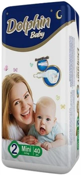Підгузки дитячі Dolphin 2 Mini 3-6кг 40 шт
