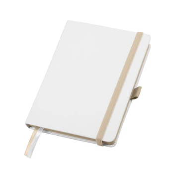Записна книжка А5 недатована, у клітинку Paperbook Blanco Біла з бежевим