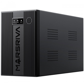 Джерело безперебійного живлення Marsriva MR-UF3000, 3000ВА/1800Вт, Line-Interactive, LED version, 2хSchuko, 4*12V/9Ah, metal (MR-UF3000)