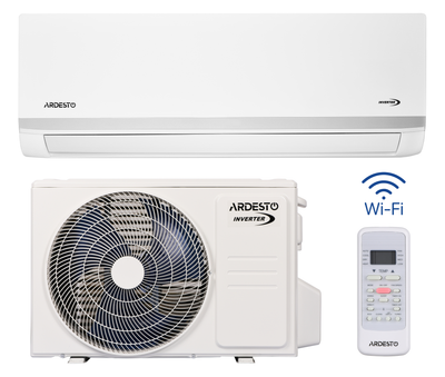 ARDESTO Кондиціонер ACM-07INV-R32-WF-AG-S, 18 м2, інвертор, A++/A+, до -15°С, Wi-Fi, R32, білий