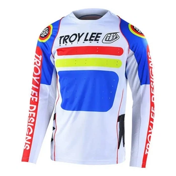 Велоджерсі TLD Sprint Jersey Drop In M White Troy Lee Designs (1106-323326003)
