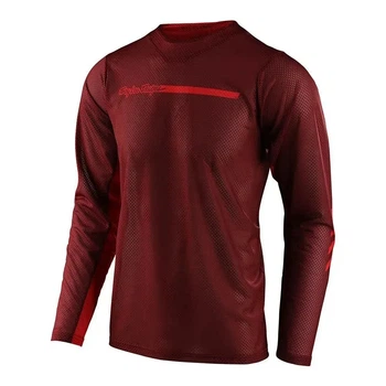 Велоджерси Troy Lee Designs Skyline Air LS Jersey Channel Brick Red S (1106-345989012)