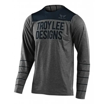 Велоджерси Troy Lee Designs Skyline L/S Jersey PinStripe Heather Grey S (1106-341018012)