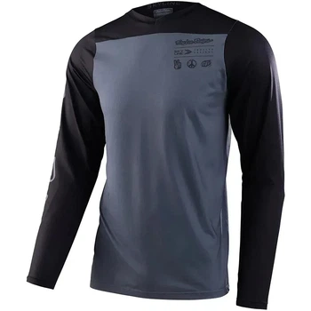 Велоджерси Troy Lee Designs Skyline LS Jersey Mono Charcoal M (1106-341931003)