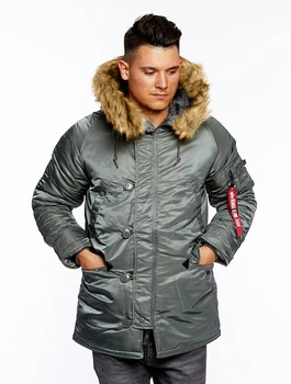 Парка (Аляска) Alpha Industries N-3b Slim Fit Parka MJN31210C1 Світло-сірий 5XL