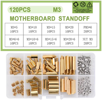 Межплатные Латунные Стойки М3 Набор 120 шт Spec (SP-0672123)