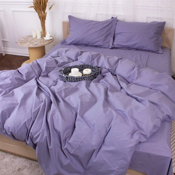 Комплект постільної білизни MirSon Poplin Line 056 Smoky 2 x 143 x 210 см (2200006279068)