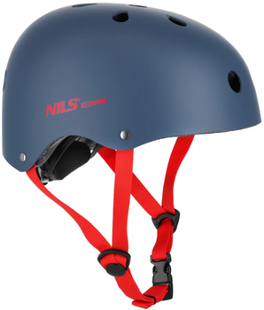 Шолом Nils EXTREME MTW001-1 M 55-58 см Сіро-червоний (16-70-349) (5907695586251)