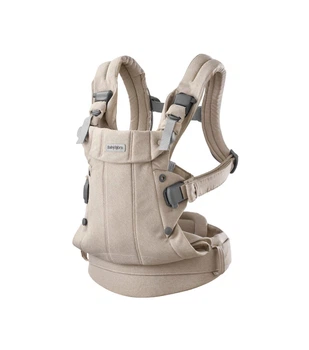 Рюкзак-кенгуру BabyBjorn Harmony Woven Light Beige melange