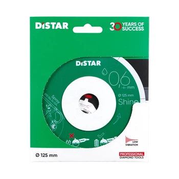 Круг алмазный по керамограниту Distar&nbsp;Shine 125*0.6*22.23 чистий рез (11127457030)