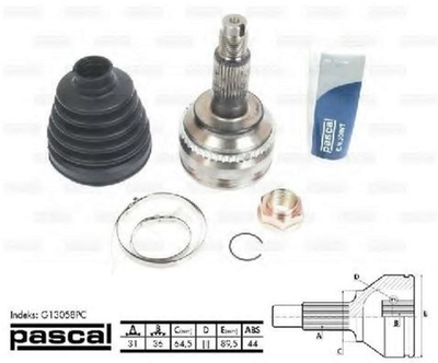 Комплект ШРУС Pascal (G13058PC)