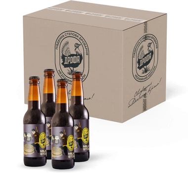 Дрофа Milk Stout темне нефільтроване 0,33 л × 12