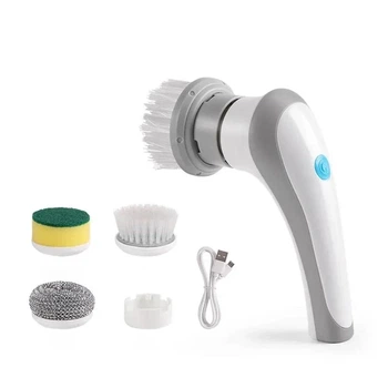 Электрическая щетка для уборки Electric Cleaning Brush 3в1 для дома, квартиры, дачи, котеджа, поддержки чистоты, уборки кухни, ванной