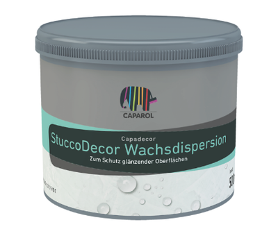 Воск интерьерный глянцевый Caparol Stucco Wachsdispersion Прозрачный 500гр