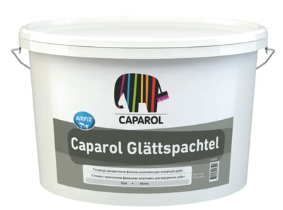 Шпаклевка интерьерная акриловая матовая Caparol Glattspachtel Белая 25кг