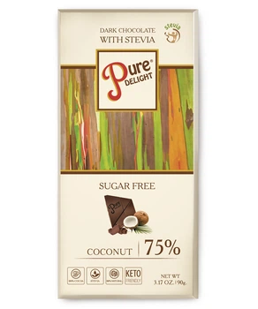 Шоколад черный Pure Delight с кокосом 90г