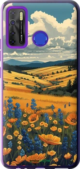 Чехол на Tecno Camon 15 Украинское поле "6082u-2405"