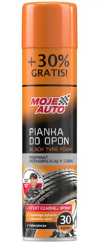 Пінка для догляду за шинами MOJE AUTO Чорна 520мл 19-584 (5905694013228)