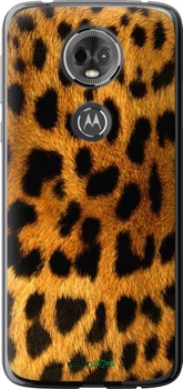 Чехол на Motorola Moto E5 Plus Шкура леопарда "238u-1412"