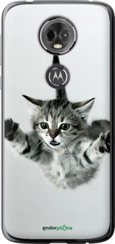 Чехол на Motorola Moto E5 Plus Летящий котёнок "2322u-1412"