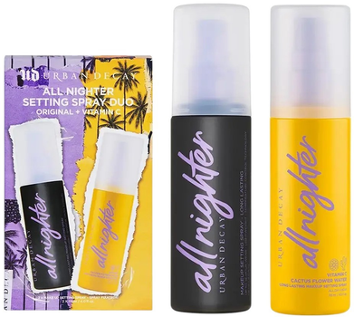 Zestaw  Urban Decay All Nighter Original Spray utrwalający makijaż 118 ml + Spray utrwalający makijaż z witaminą C 118 ml (3605973042339)