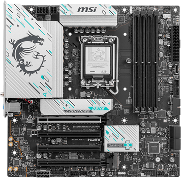 Материнська плата MSI B860M Gaming Plus Wi-Fi (s1851, Intel B860, PCI-Ex16)