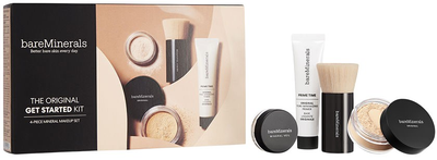 Набір для макіяжу bareMinerals Original Fair База під макіяж Spf 15 + Пензлик + Фіксуюча пудра + Тональний крем 15 мл (194248059545)