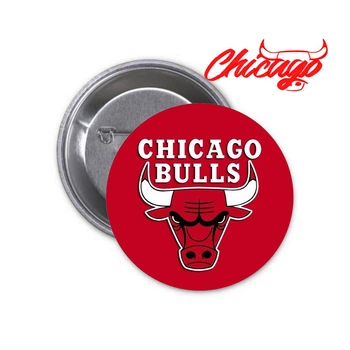 Значок Chicago Bulls Чикаго Буллз Basketball Баскетбол 01