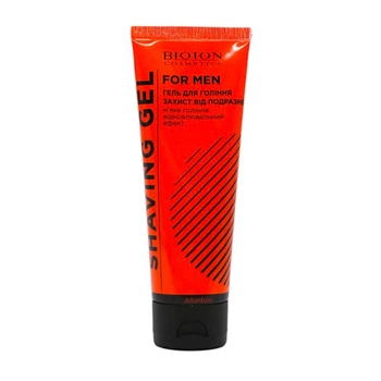 Гель для бритья защита от раздражений For Men Bioton 75 мл