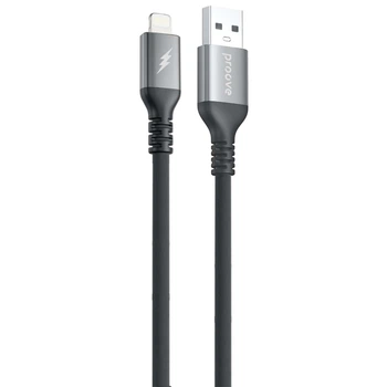 Кабель Proove ReGen Silicone USB to Lightning 2.4A (1m) black