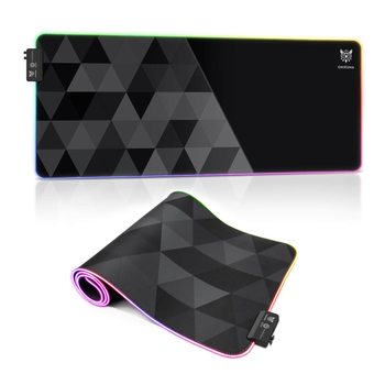 Игровая поверхность, коврик для мышки Onikuma G6 Gaming Mouse Pad 800*300*4mm с RGB подсветкой Black