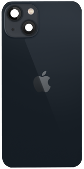 Задняя крышка iPhone 14 черная Midnight с рамкой в комплекте стекло камеры магнитное кольцо Original PRC