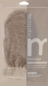 Мочалка-перчатка двойного действия - Martini Spa Soft&Peeling Dual Action Glove (1360448-27066249)