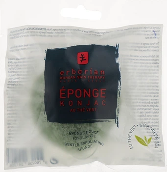 Спонж конняку с зеленым чаем - Erborian Green Tea Konjac Sponge (758627-27061968)