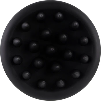 Щітка-шабер для шкіри голови CS04B, кругла, чорна - Cosmo Shop (1319476-27393934)