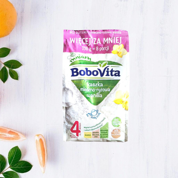 Каша BoboVita молочно-рисова з ваніллю
