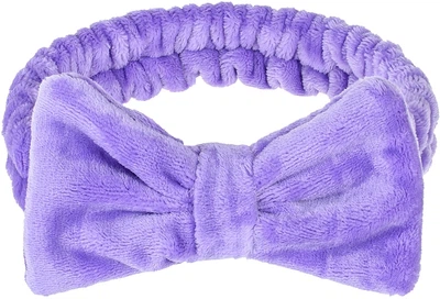 Косметична пов'язка для волосся, сирова, Wow Bow - MAKEUP Lilac Hair Band (870820-27884027)