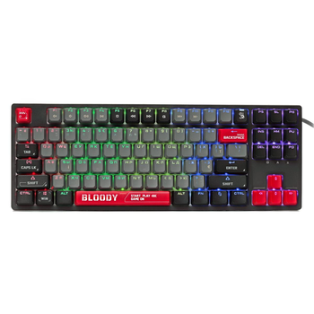 Клавиатура A4Tech S87 Bloody Energy Red BLMS TKL RGB USB-A Black