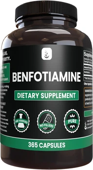 Добавка премиум-класса бенфотиамин витамин B1 Pure Original Ingredients Benfotiamine 365 капсул