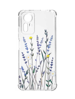 Чохол з потовщеними кутами на Xiaomi Redmi Note 12S :: Польові квіти (принт 270)