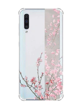 Чохол з потовщеними кутами на Samsung Galaxy А50 (2019) А505 :: Сакура у цвіті (принт 286)